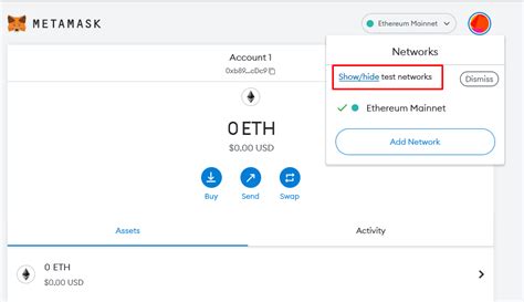 How to view testnets in MetaMask .